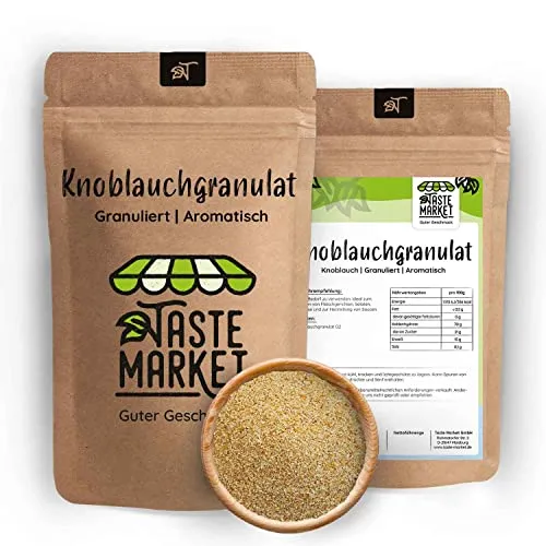 Knoblauchgranulat | Knoblauch Granualat granuliert | G2 | Aroma | TASTE MARKET | Körner grob | Gewürz 200 g
