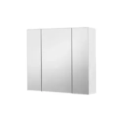 Spiegelschrank Badezimmerschrank BBK22WT mit 3 Türen