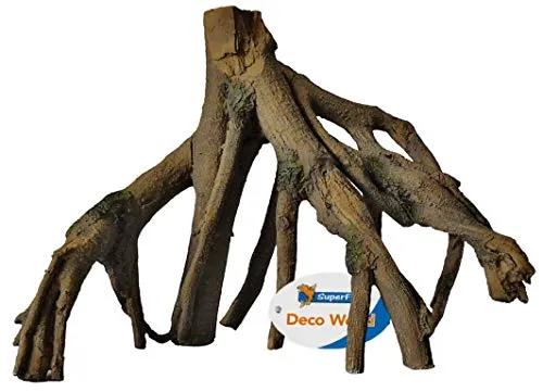 Superfish Aquarium Deco Mangroven Wurzel Größe S 35x16,5x22 cm - Dekorationen für Aquarien, künstliche Mangrovenwurzel in Top-Qualität, ideal für ein naturnahes Ambiente in Ihrem Süßwasser-Aquarium.
