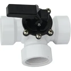 STEINBACH 3-Wege-Ventil mit Schlauchanschluss Ø 32/38 mm, 060025, Retail Verpackung