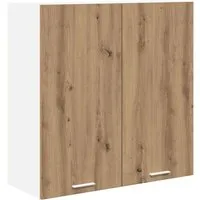 vidaXL Hängeschrank Riga Artisan-Eiche 80 x 31 x 80 cm von vidaXL