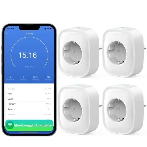 GHome Smart Intelligente Steckdose, Smart Alexa Plug kompatibel mit Alexa