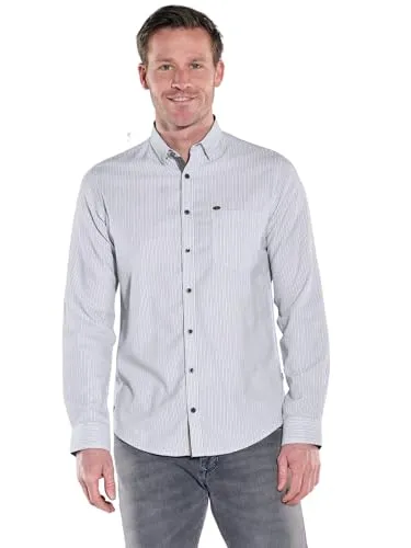 engbers Herren Herren Hemd Gemustert, Reinweiss, 39865, Reinweiss in Größe XL