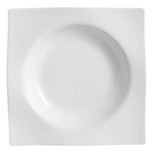 Ritzenhoff & Breker Sinfonia Teller Tief, Suppenteller, Speiseteller, Porzellan, Weiß, Ø 22 cm, 582253