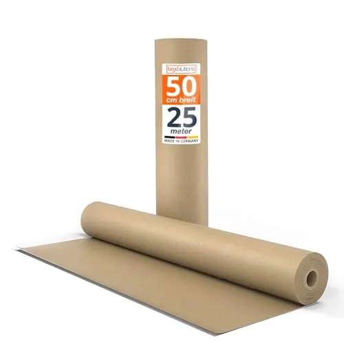 Kraftpapier braunes Papier 0,5m x 25m