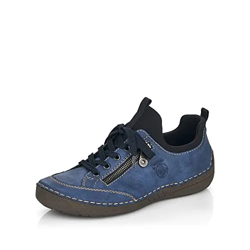 Sportliche Slip-On Sneaker RIEKER für Damen, Gr. 42 in blau von Rieker