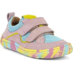 Froddo Barefoot Base Kinderschuhe EU 35 - Multicolor - Sneaker mit hochwertigem Leder-Obermaterial für ein angenehmes Barfußgefühl und extra flexible Laufsohle, ideal für Freizeitaktivitäten.