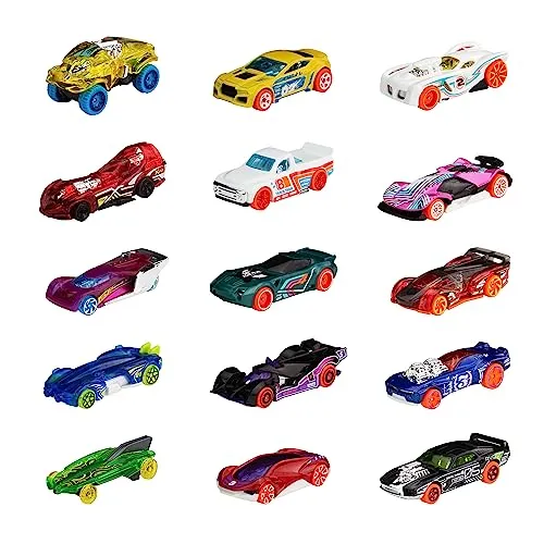 Hot Wheels 5er-Track-Paket - 15 Spielzeugautos im Maßstab 1:64 - Fahrzeuge & Rennwagen für Kinder, ideal für Rennen und Stunts, inspiriert die Fantasie von Kindern ab 3 Jahren und Sammlern.