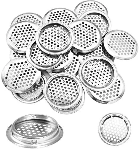 Stück 53mm Lüftungsgitter Edelstahl Rund