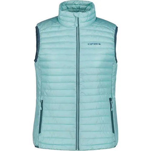 ICEPEAK Damen Weste BANNER - Funktionsjacke mit exzellenter Wärmeisolierung durch Daunenimitat, wasserabweisend und winddicht, ideal für aktive und entspannte Outdoor-Aktivitäten.