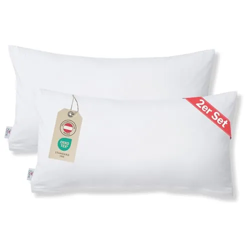 DarBene Kissenbezug 40 x 80 cm (2er Set Kissenbezüge Jersey)