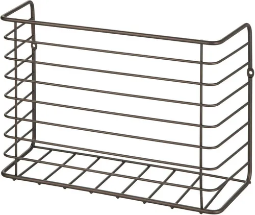 mDesign Aufbewahrungssystem mDesign Hängekorb Aufbewahrung Drahtgitter Organizer Metall Bronze