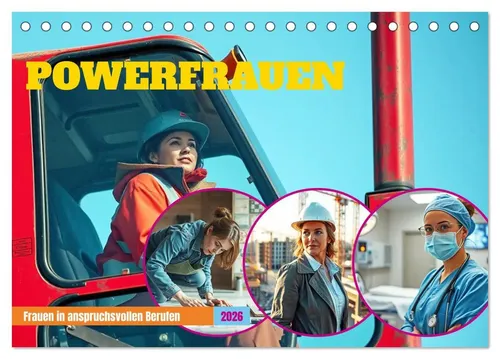 Martina Marten | Powerfrauen - Kalender 2025 - Inspirierender Kalender für 2025, der die Stärke von Frauen in Berufen feiert. 14 Seiten voller Motivation und visueller Highlights im handlichen Format.