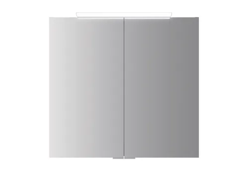Jokey Spiegelschrank Lightblade Weiß mit Beleuchtung - Badezimmerspiegel mit LED-Beleuchtung, ideal für modernes Badezimmerdesign und optimale Ausleuchtung beim Schminken oder Rasieren.