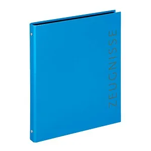 VELOFLEX VELOCOLOR Ringbuch 4-Ringe blau DIN A4, 1 St.