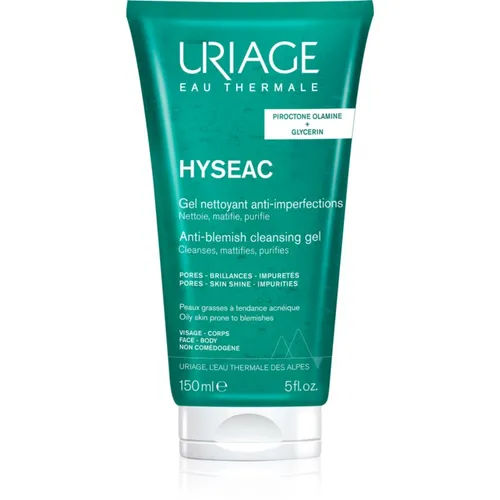 Uriage Hyseac Cleansing Gel 150 ml - Reinigungsschaum für Gesicht und Körper, sanfte Formel mit feuchtigkeitsspendenden Eigenschaften für eine klare und reine Haut.
