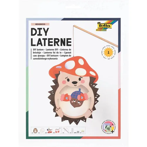 Produktbild folia Bastelset HEDGEHOG braun