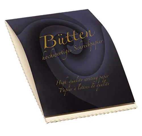 Rössler-Papier Briefpapier Bütten ivory, A4, 80 g/m², 50 Blatt