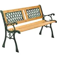 Produktbild Juskys Gartenbank Sanremo, bequeme 2-Personen-Bank mit Rückenlehne