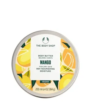 The Body Shop Mango Body Butter 200 ml - Intensive Pflege für Ihre Haut - Körperbutter für Damen, nährstoffreiche Formel mit weniger Wasser für intensive Feuchtigkeit und geschmeidige Haut. Ideal nach dem Duschen für ein luxuriöses Pflegeerlebnis.