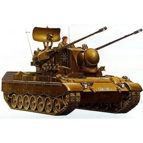 Tamiya BW GEPARD 1:35 - 300035099 - Detailgetreuer Flakpanzer Gepard im Maßstab 1:35, ideal für Militärmodellbauer und Liebhaber von historischen Fahrzeugen.