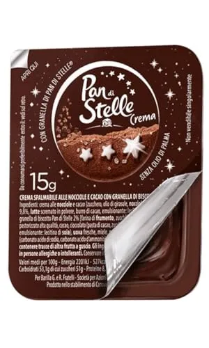 SPREADABLE CREAM PAN DI STELLE TRAY 126X 15 GR. von Pan di Stelle