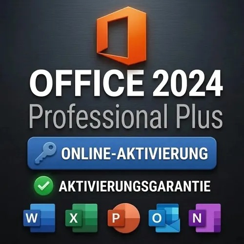 Microsoft Office 2024 Pro Plus | Vollversion Key | Für 1 PC | Lebenslange Lizenz