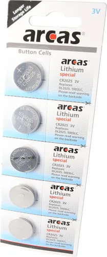 Arcas Batterie Lithium CR2025 5 St. - Batterie - CR2025