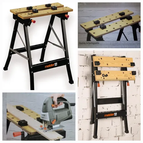 Meistercraft Werk- und Spanntisch ,630x605x790mm,