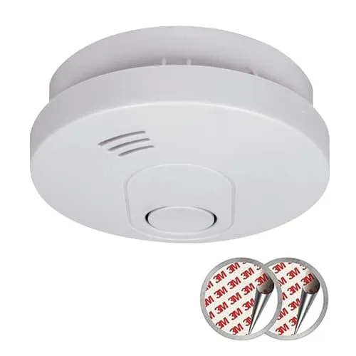 Elro FS1510M Rauchmelder mit Magnetklebe Kit - Rauchmelder für innen mit 10-Jahres-Batterie, einfacher Magnetklebe-Kit für mühelose Montage und 85 dB Alarm für maximale Sicherheit.