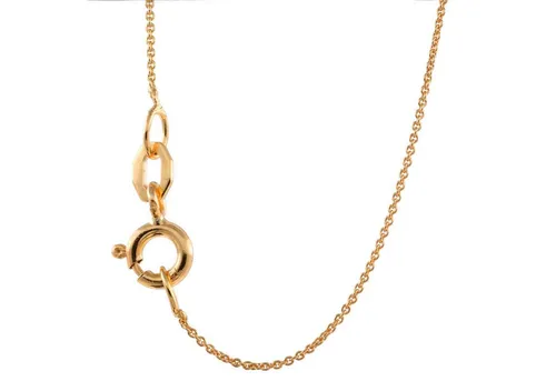 HOPLO Goldkette Goldkette Ankerkette Länge 45cm - Breite 0,8mm - 750-18 Karat Gold, Made in Germany