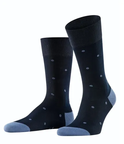 Falke Tagessocke Crew Dot (angenehm weiche Baumwolle) navyblau Herren - 1 Paar, Größe: 47-50