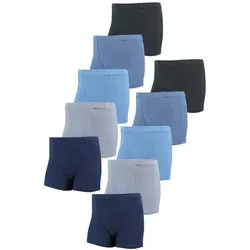 TupTam Boxershorts Jungen Boxershorts Unterhose Kinder Boxer Unterwäsche 10er / 5er Pack blau|bunt|grau 116-122