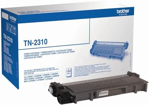 Brother TN-2310 Tonerpatrone schwarz (3 Stück) - Toner für bis zu 1200 Seiten, ideal für hochwertige Druckergebnisse und hohe Druckvolumen.