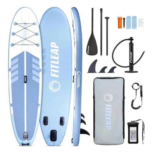 Fitleap Premium Stand Up Paddle Board aufblasbar - SUP Board Set mit Hochdruc…