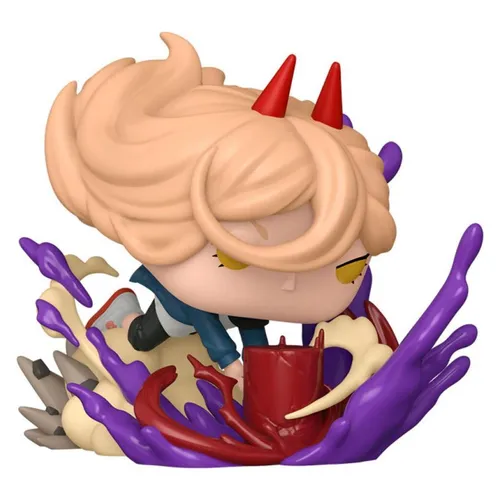 Funko Pop! Deluxe: Chainsaw Man - Power (Blood Mallet) - Vinyl-Sammelfigur - Chibi Figuren - Hochwertige 9,5 cm große Vinylfigur, ideal als Geschenk für Chainsaw Man Fans und perfekte Ergänzung für jede Sammlung.