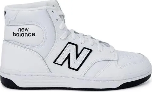 NEW BALANCE Herren 480 Sneaker - Weiß, 37.5 EU - Herren-Sneaker mit Obermaterial aus Leder und gepolstertem Knöchel für optimalen Tragekomfort und Stil.