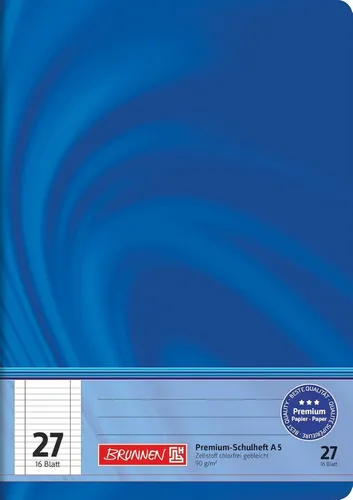 BRUNNEN Schulheft Premium Schulheft A5 - Ihr zuverlässiger Begleiter von der Schule bis