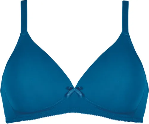 Naturana Bügelloser BH Everyday – Mykonos Blue (Größe 80) - Funktionsunterwäsche für höchsten Tragekomfort, mit elastischen Trägern und modischem Full-Cup Design – ideal für den Alltag.
