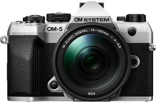 OM SYSTEM OM-5 II Silber + 14-150 mm F/4,0-5,6 ED II