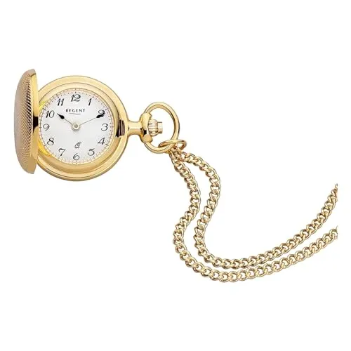 Regent Damen Umhängeuhr Savonnette 70 cm Kette 26 MM Quarz von Regent