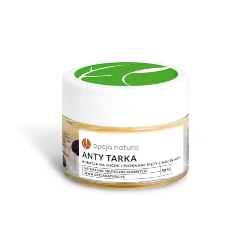 Natürliche Fußpflegecreme mit 30% Urea Creme, Hornhautentferner, Fußcreme, Panthenol und Lanolin, wirksame Therapie gegen rissige Fersen, Anty Tarka Opcja Natura | 50ml