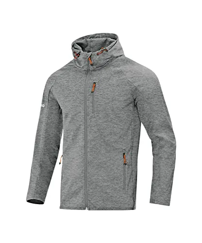 JAKO Softshelljacke Light grau Damen Größe 42 - Funktionsjacke für Damen, wind- und wasserabweisend, ideal für Freizeit und Büro, bietet optimalen Schutz bei kaltem Wetter.