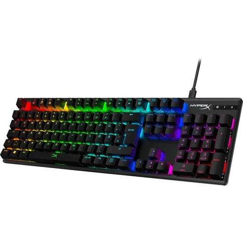 HyperX Alloy Origins RGB - Mechanische Gaming Tastatur mit HyperX Red Switches, RGB-Beleuchtung und 100% Anti-Ghosting für ultimatives Gaming-Erlebnis