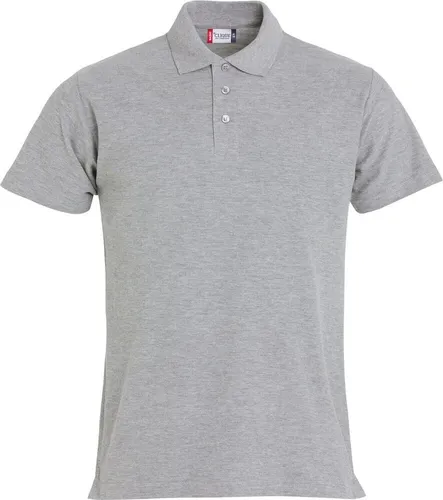 Basic Polohemd mit Seitenschlitzen und Ton-in-Ton-Knöpfen für Herren und Damen