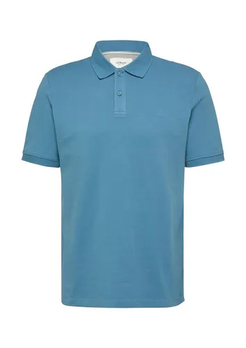 s.Oliver Poloshirt blau S (44) - Stylisches Poloshirt in Blau aus hochwertiger Baumwolle für optimalen Tragekomfort. Ideal für den Alltag oder besondere Anlässe. Pflegeleicht und angenehm zu tragen.