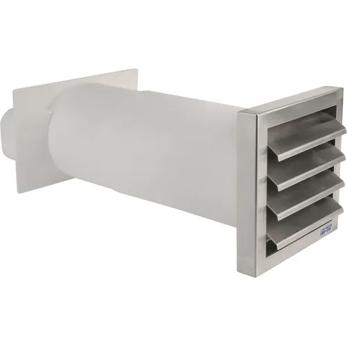 OPTIMAIRO Mauerkasten 222 x 89/NW 150 Kunststoff weiß/Edelstahl