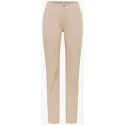 BRAX Feel Good Style Mary Almond 38K - Damen-Hosen, leichte Five-Pocket-Hose in sportiver Optik aus hochwertigem Baumwollsatin mit softem Griff und umfangreicher Farbpalette.