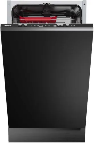 Teka DFI 44850 Geschirrspüler, Voll integriert, 45 cm, Schwarz