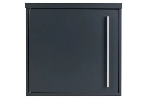 MOCAVI Box 101 Briefkasten anthrazit-grau - Wandbriefkasten in edlem Anthrazit-Grau, wetterfest, rostfrei und mit integriertem Zeitungsfach. Ideal für knitterfreie DIN A4-Sendungen, deutsche Qualität für langlebigen Einsatz.